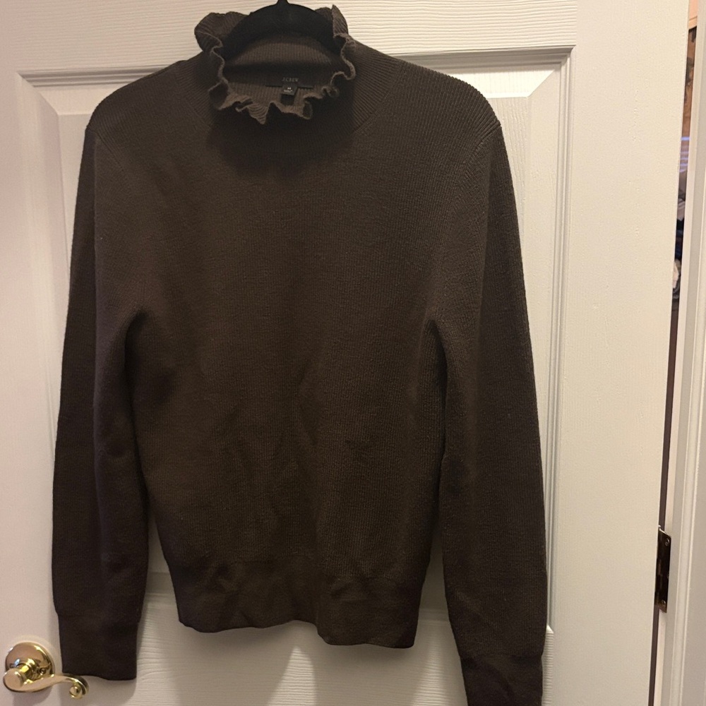 J. Crew Brown Marino Wool Blend